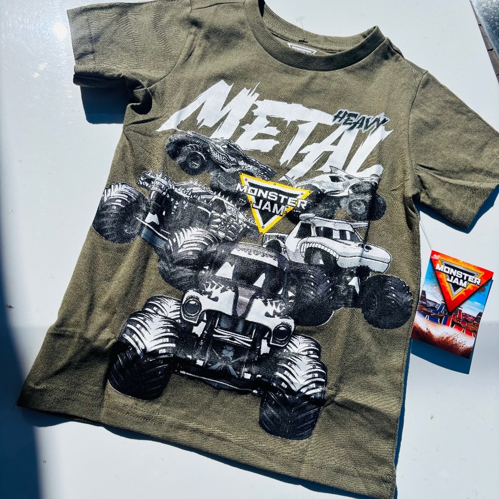 Monster jam boys t shirt SIZES 2t